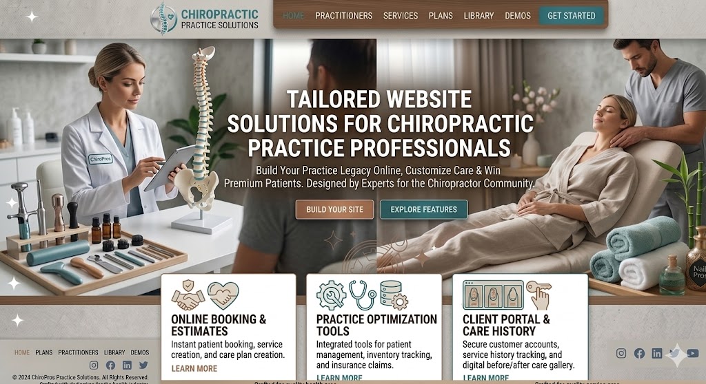 Chiropractors Website Preview